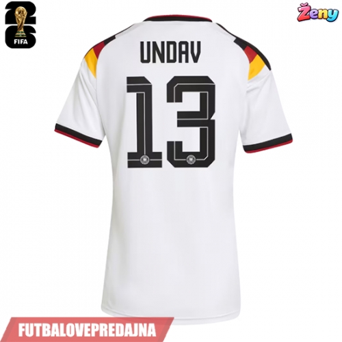 Lacne Ženy Futbalové dres Nemecko Deniz Undav #13 MS 2026 Krátky Rukáv - Domáci